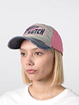 Бейсболка VON DUTCH арт. VD/1/CB/RETRO/11 (светло-серый / синий)